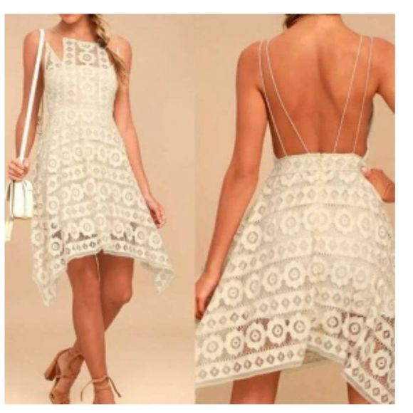 Free People Lace ivory mini size 6 - Picture 9 of 9